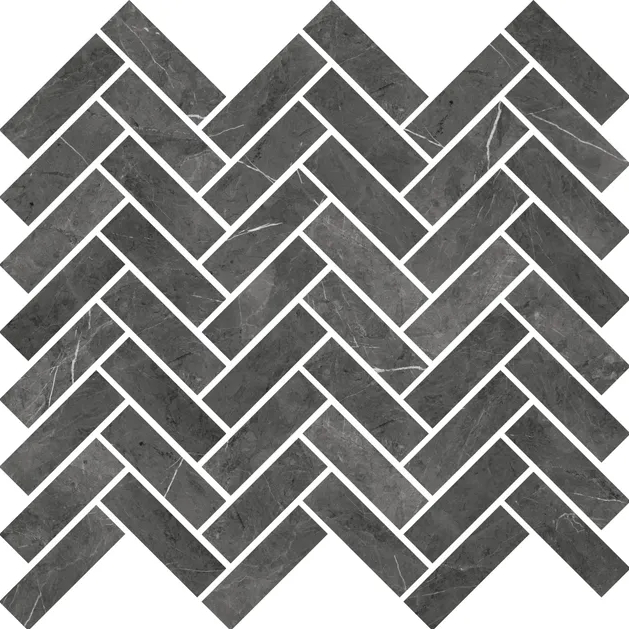 Mozaika Abk Sensi Classic Chevron Pietra Grey Nat R 30X30 - 1SR09702