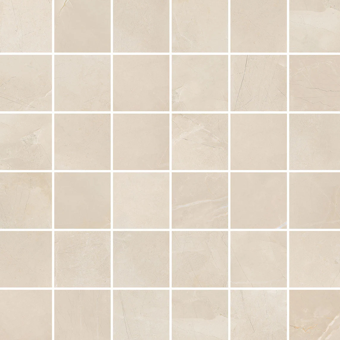 Mozaika Abk Sensi Classic Quadretti Sahara Cream Nat R 30X30 - 1SR09601