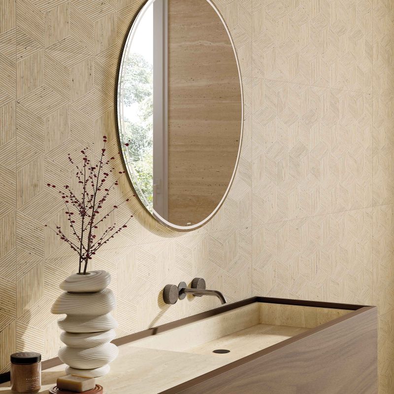 Abk Sensi Roma Cube Cream Nat 60X120 - PF60012864
