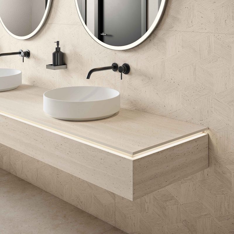Abk Sensi Roma Cube Ivory Nat 60X120 - PF60012698