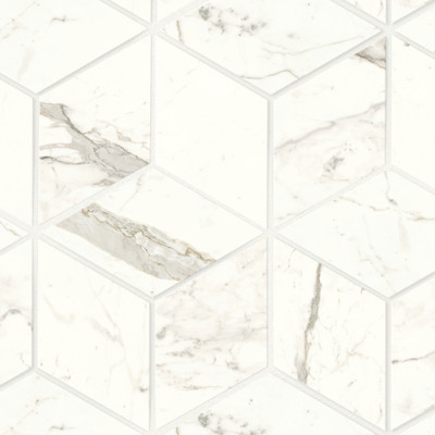 Mozaika Atlas Concorde Marvel Shine Calacatta Prestigio Esagono Lapp 30.5X35.2 - A42W