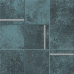 Mosaic Caesar Alchemy Composizione N Glass Navy 30x30 - AFW5