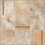 Mosaic Caesar Anima Futura Composizione N Brass Crystal Delight 30x30 - AGEV