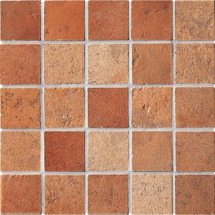 Mozaika Abk Petraia Quadretti Ocra/Co./Ro. 33.3X33.3 - A8525UM