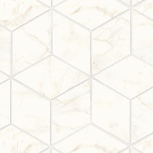 Mozaika Atlas Concorde Marvel Shine Calacatta Delicato Esagono Matt 30.5X35.2 - A417