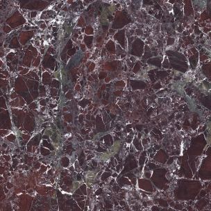 Polerowana płytka porcelanowa Rosso Levante z efektem marmuru 60x120 - ELTE1553