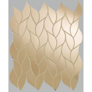 Mosaic Fap Roma Gold Onice Miele Leaves Lux 25.9X30.9 - fQMT