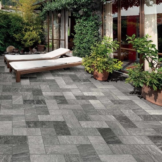 Dado Pietra Di Vals Vals Mix Cold 15,3X31 Non-slip - 303516