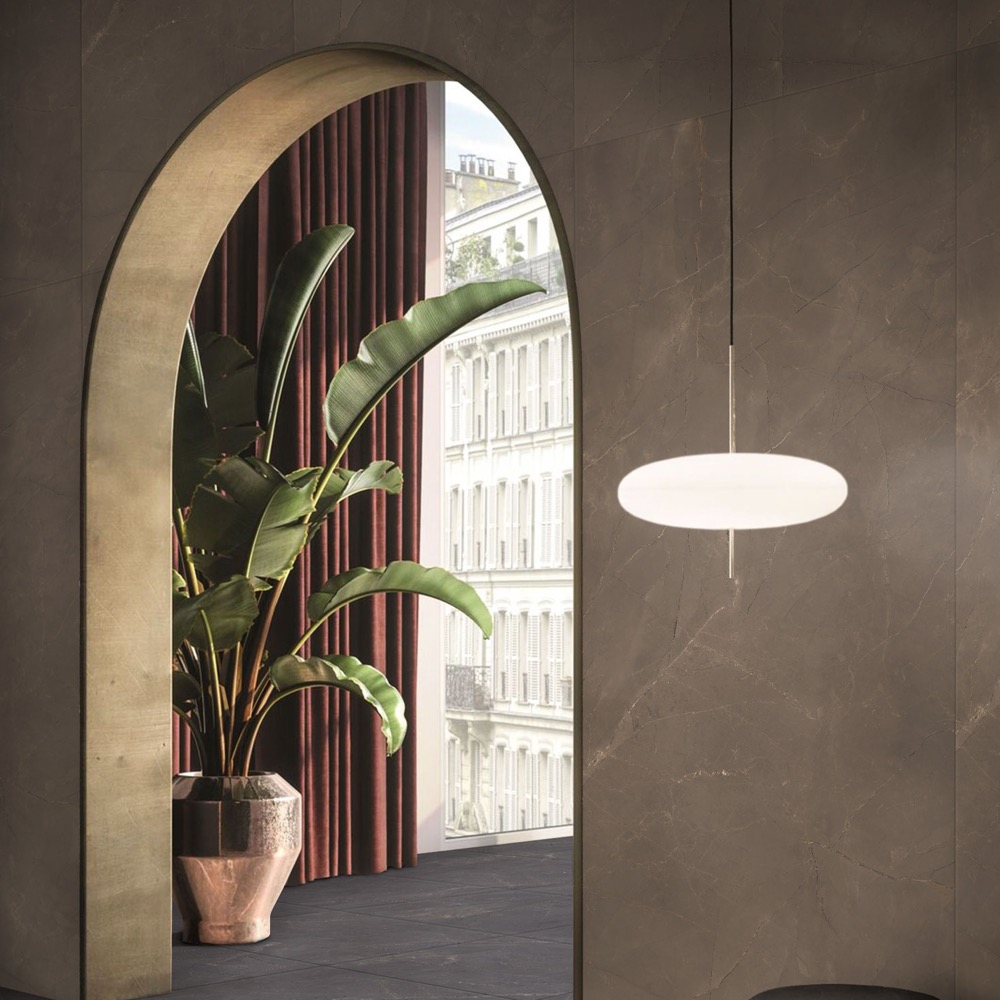 Płytka porcelanowa z polerowanym czarnym naturalnym marmurem 60x120 - EACL1533