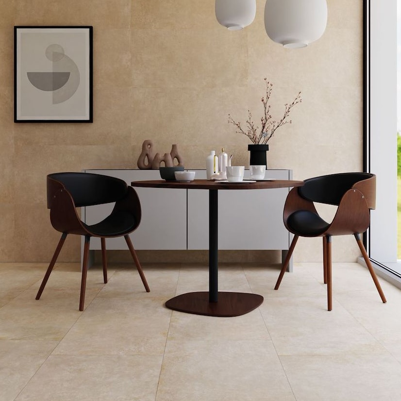 Biała nowoczesna płytka porcelanowa z efektem betonu 60X60 - Ecct405