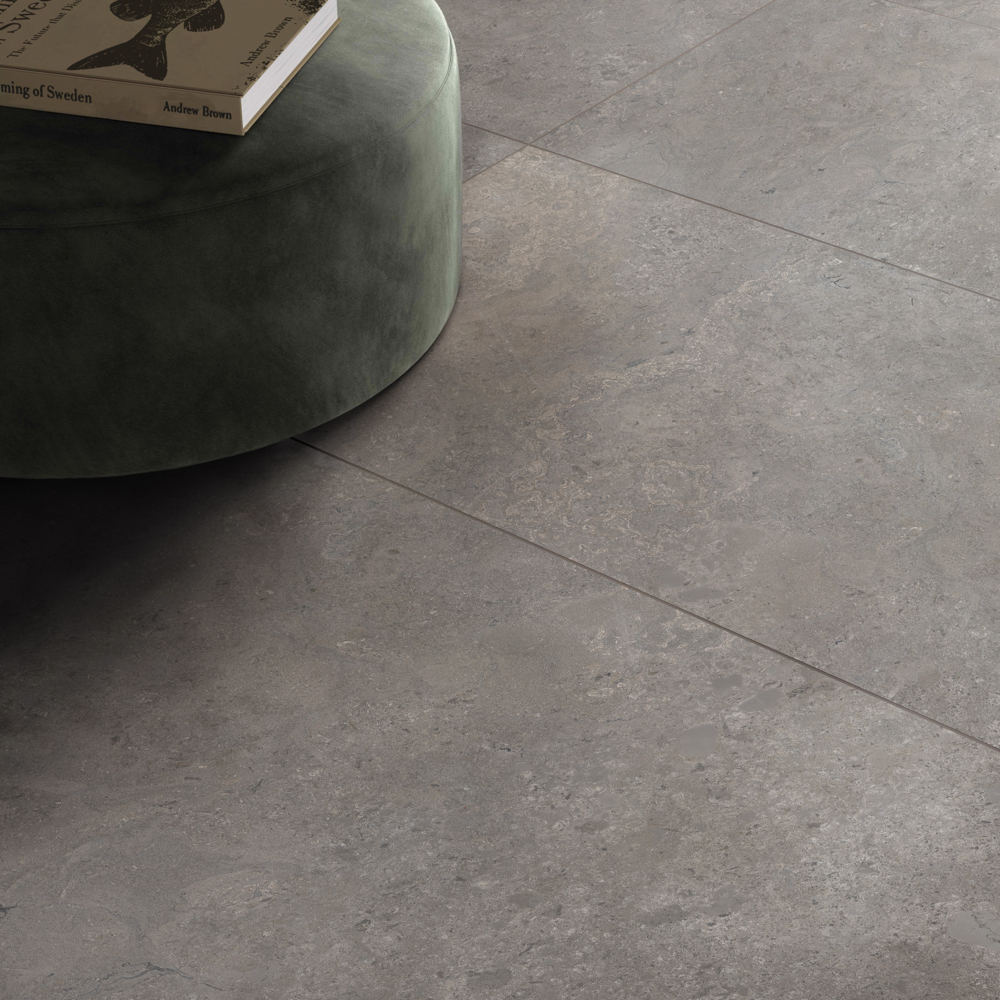 Nowoczesna płytka porcelanowa z efektem kamienia naturalnego Matowa szara Rt 60x120 - EHPR1631