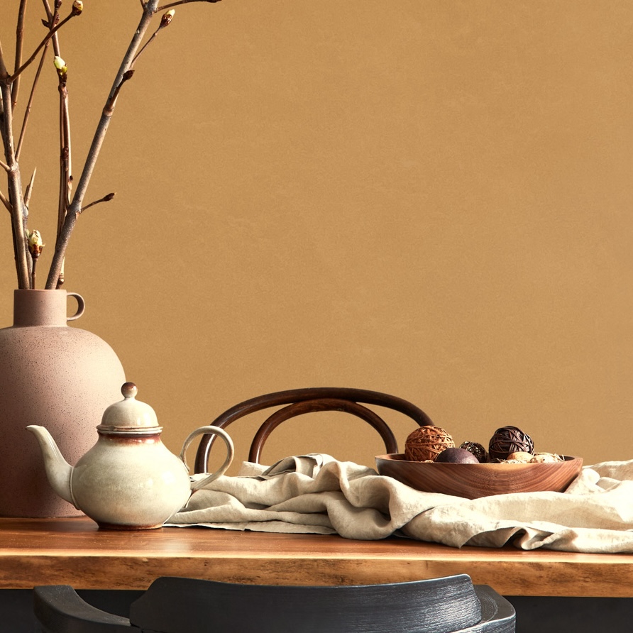 Płytka porcelanowa z efektem betonu w kolorze żółtym 60X120 - Emrl603