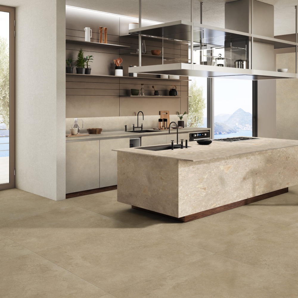 Szpatułka do kamionki porcelanowej z efektem kamienia Matowy brązowy Rt 60x120 - ENUR1654