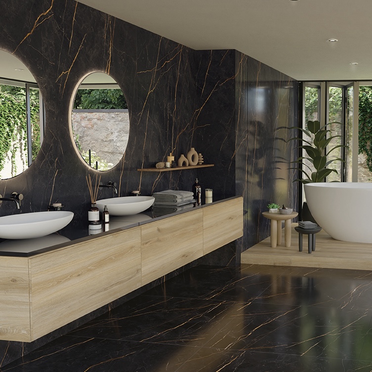 Polerowana płytka porcelanowa z efektem marmuru Saint Laurent 30X60 - Esal765