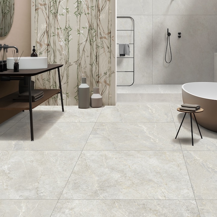 Płytka porcelanowa z efektem lodowatej bieli z efektem kamienia 60X120 - Ewbt1315
