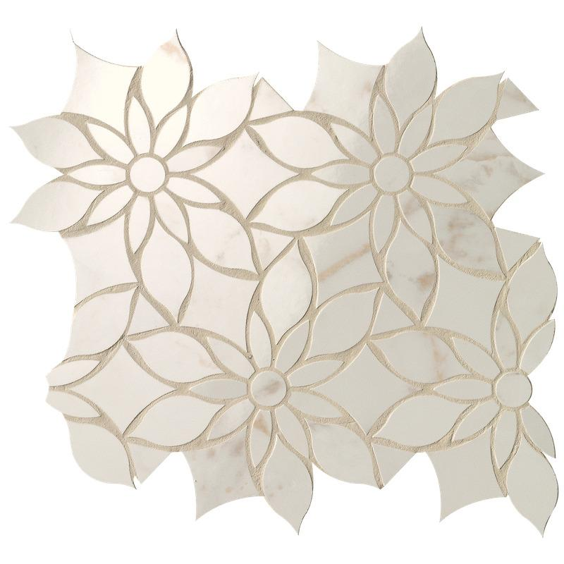 Mosaic Fap Roma Gold Calacatta Delicato Daisy 29X31.9 - fQKW