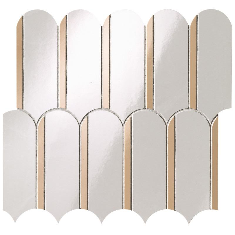 Mosaic Fap Roma Gold Onice Neve / Onice Miele Archs 28.2X31 - fQKQ