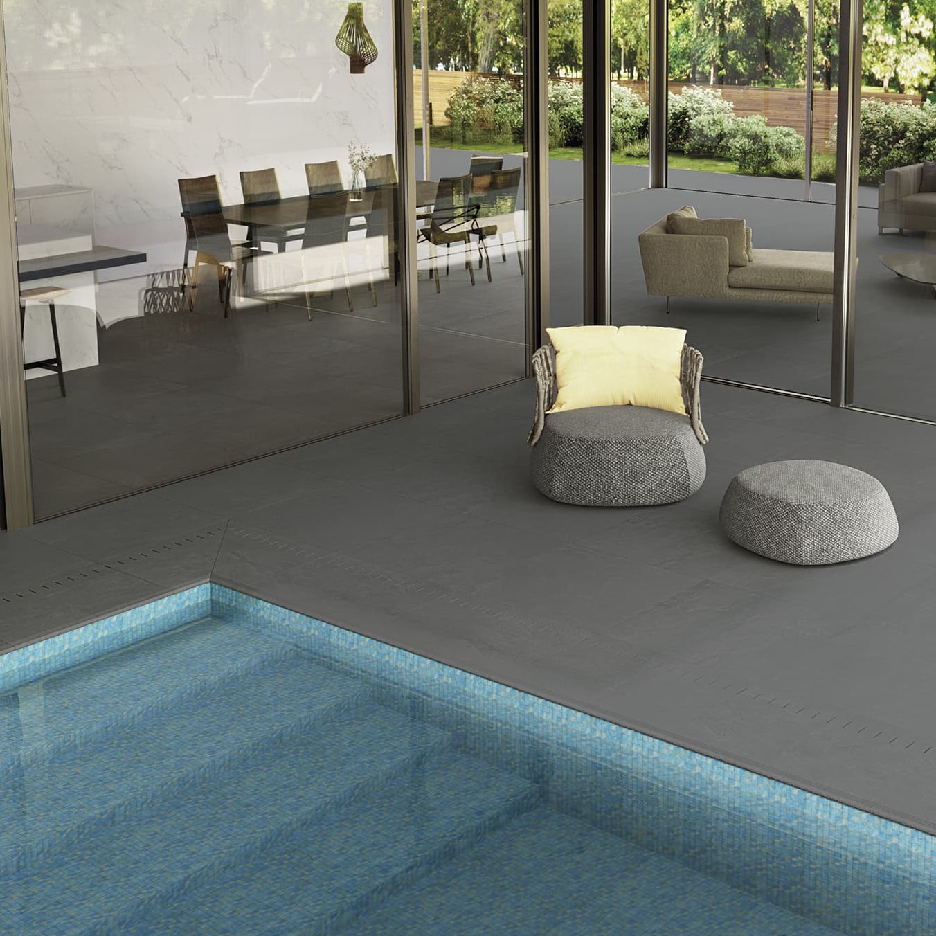La Fabbrica Ava Ardesia Grigio Ret 20mm R11 40X120 - 0137053