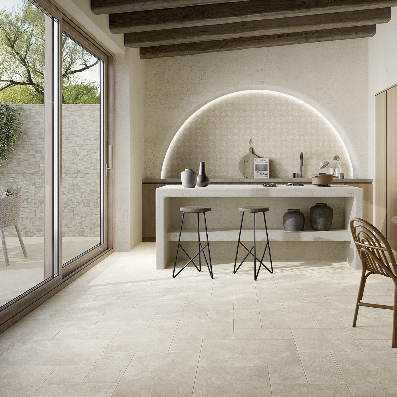 La Fabbrica Ava Chianca Ostuni Nat 40.6X40.6 - 0184031