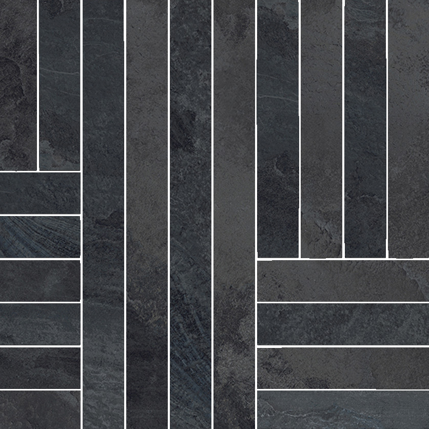 Mosaic La Fabbrica Ava Deep Stone Stick Blue Nat Ret 30x30 - 204103