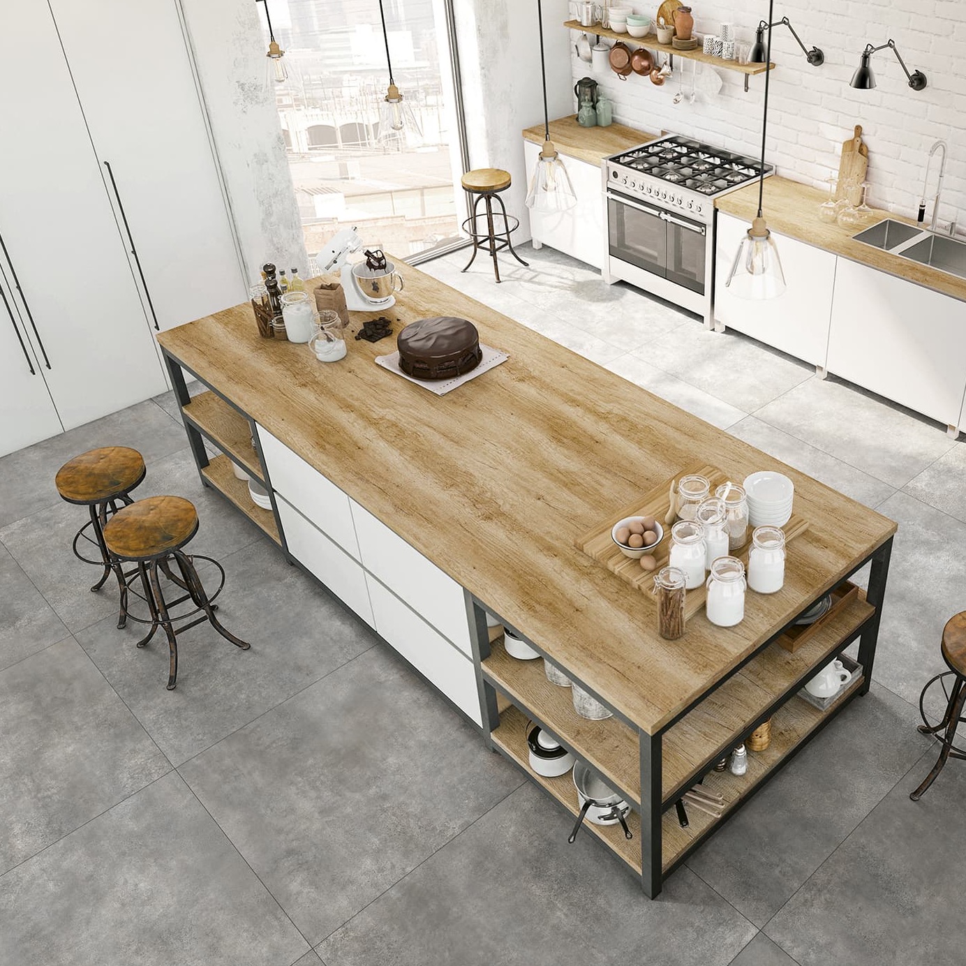 La Fabbrica Ava Skyline Fumo Rettificato 120X120 - 082067